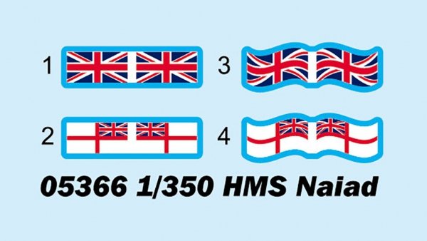 Trumpeter 05366 HMS Naiad 1/350