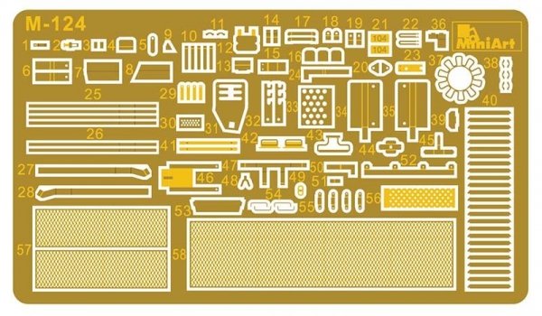 MiniArt 37028 SLA APC T-54 w/DOZER BLADE. INTERIOR KIT 1/35