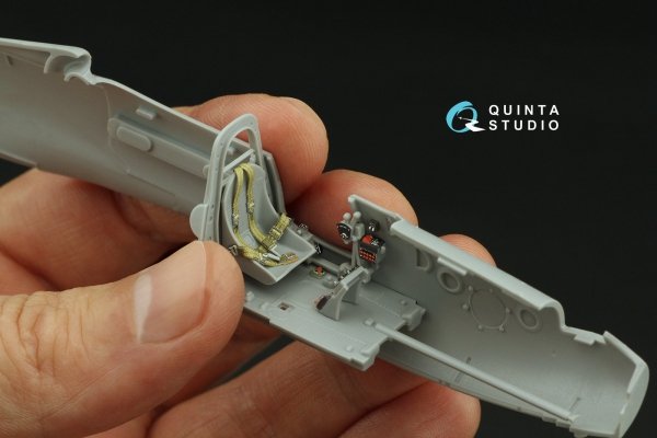 Quinta Studio QD48514 P-39Q/N Airacobra 3D-Printed coloured Interior on decal paper (Arma Hobby) 1/48