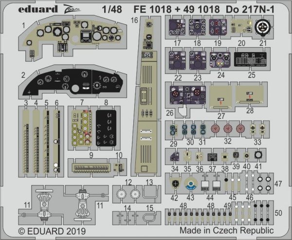 Eduard FE1018 Do 217N-1 1/48 ICM