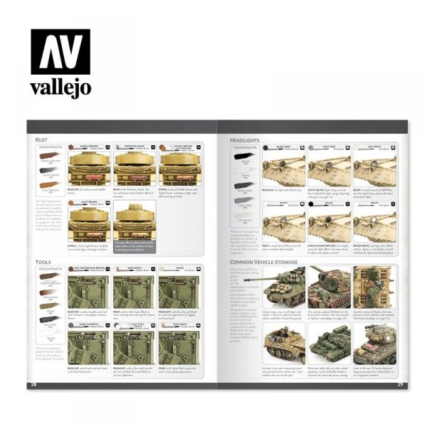 Vallejo 75013 Colours of War - Painting WWII &amp; WWIII miniatures EN