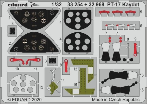 Eduard 32968 PT-17 Kaydet RODEN 1/32