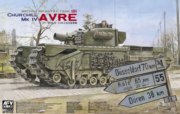 AFV Club 35169 Churchill Mk IV AVRE (1:35)