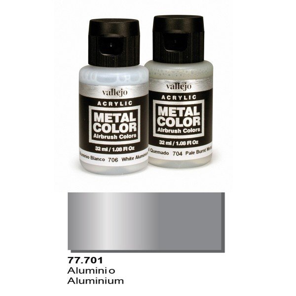 Vallejo 77701 Metal Color- Aluminium 32ml