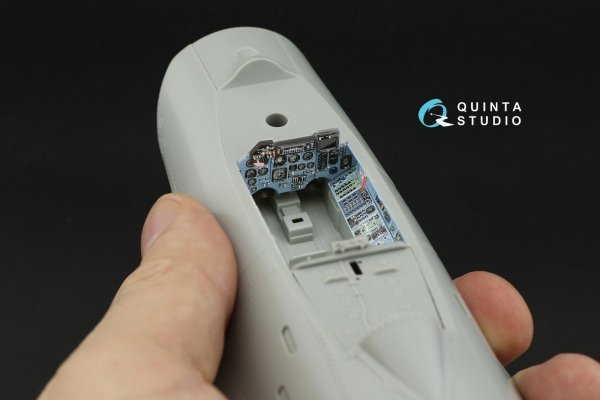 Quinta Studio QDS-32088 Su-27 3D-Printed &amp; coloured Interior on decal paper (Trumpeter) (small version) 1/32
