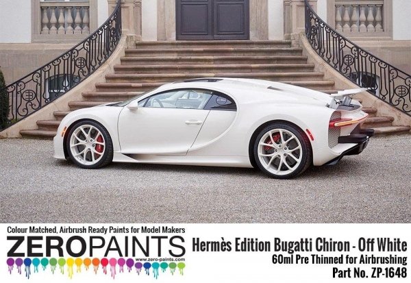 Zero Paints 1648 Hermès Edition Bugatti Chiron Off White 60ML