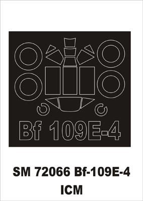 Montex SM72066 Bf 109E-4 ICM