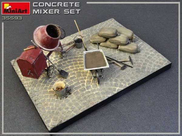 MiniArt 35593 CONCRETE MIXER SET 1/35