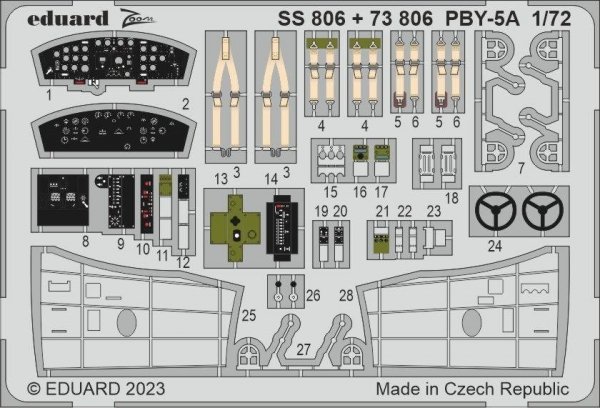 Eduard 73806 PBY-5A HOBBY 2000, ACADEMY 1/72