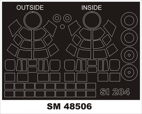 Montex SM48506 SIEBEL Si-204 SPECIAL HOBBY 1/48