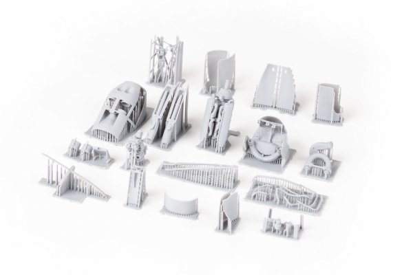 Eduard 6481036 P-38F/ G left engine PRINT TAMIYA 1/48