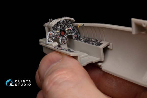 Quinta Studio QD48151 F-104S-ASA 3D-Printed &amp; coloured Interior on decal paper (Hasegawa) 1/48