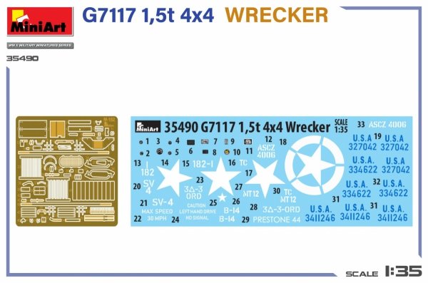 MiniArt 35490 G7117 1,5t 4x4 Wrecker 1/35