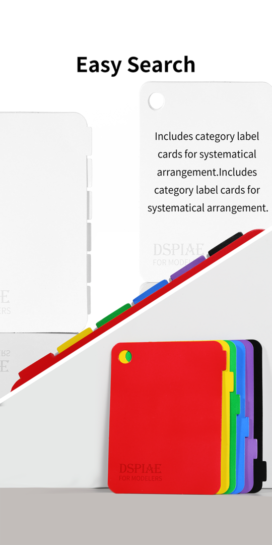 DSPIAE CC-01 Color Test Card Keychain Model Tool