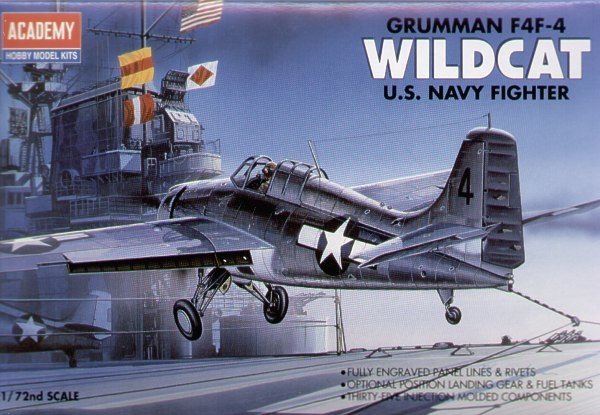 Academy 12451 F4F-4 Wildcat (1650)(1:72)