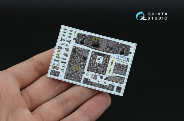 Quinta Studio QDS-35165 HH-60H Rescue Hawk 3D-Printed &amp; coloured Interior on decal paper (Kitty Hawk) (Small version) 1/35