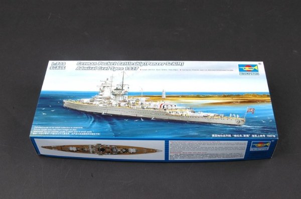 Trumpeter 05773 German Pocket Battleship (Panzer Schiff) Admiral Graf Spee 1937 1:700