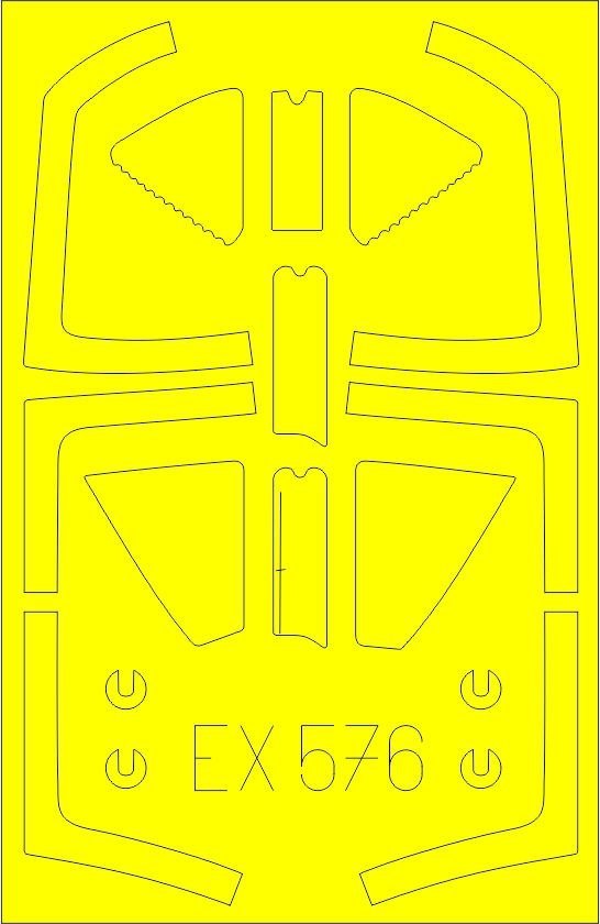 Eduard EX576 Harrier T.2/ T.4/ T.8 KINETIC MODEL 1/48
