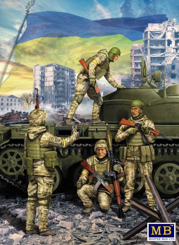 Master Box 35223 Russian-Ukrainian War series, kit No 1. Defence of Kyiv, March 2022. Trophy 1/35