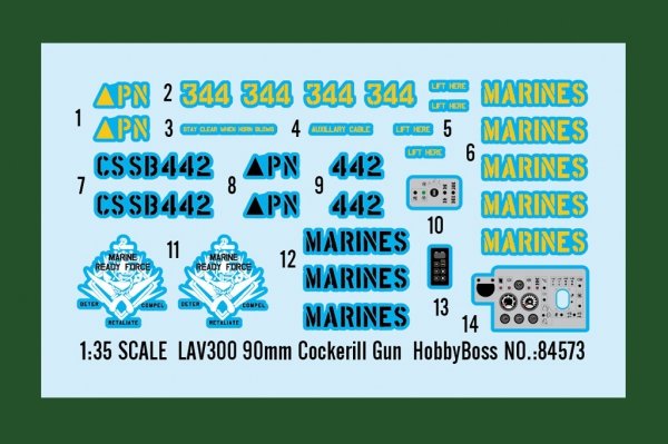 Hobby Boss 84573 LAV300 90mm Cockerill Gun 1/35