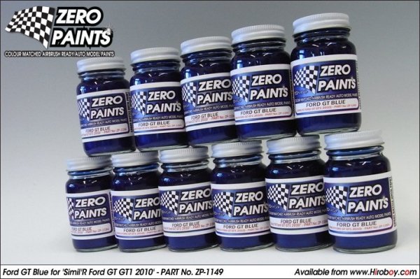 Zero Paints ZP-1194 Mica Blue for 'Simil'R Ford GT GT1 2010 Paint 60ml
