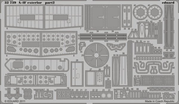 Eduard 32739 A-4F exterior 1/32 Trumpeter