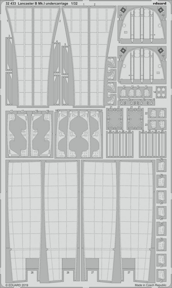 Eduard BIG33100 Lancaster B Mk. I PART II HONG KONG MODELS 1/32