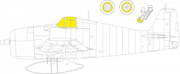 Eduard EX866 F6F-5 TFace EDUARD 1/48