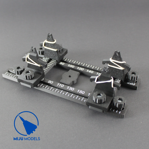 Miju Models JIG-WHEELS-STANDARD Statyw modelarski kołowy / Wheeled modeling stand