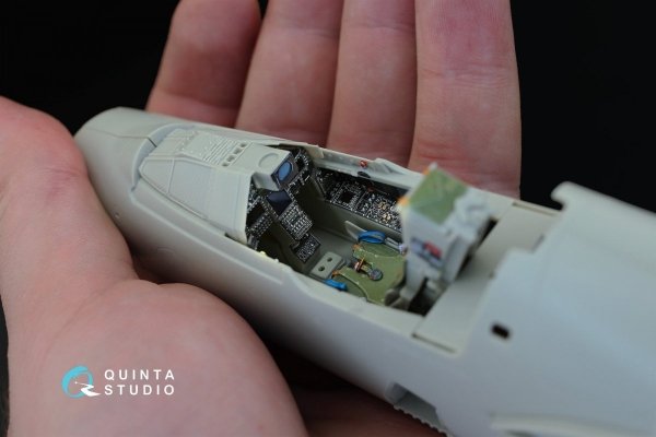 Quinta Studio QD32010 Mirage 2000-5 3D-Printed &amp; coloured Interior on decal paper (for Kitty Hawk kit) 1/32
