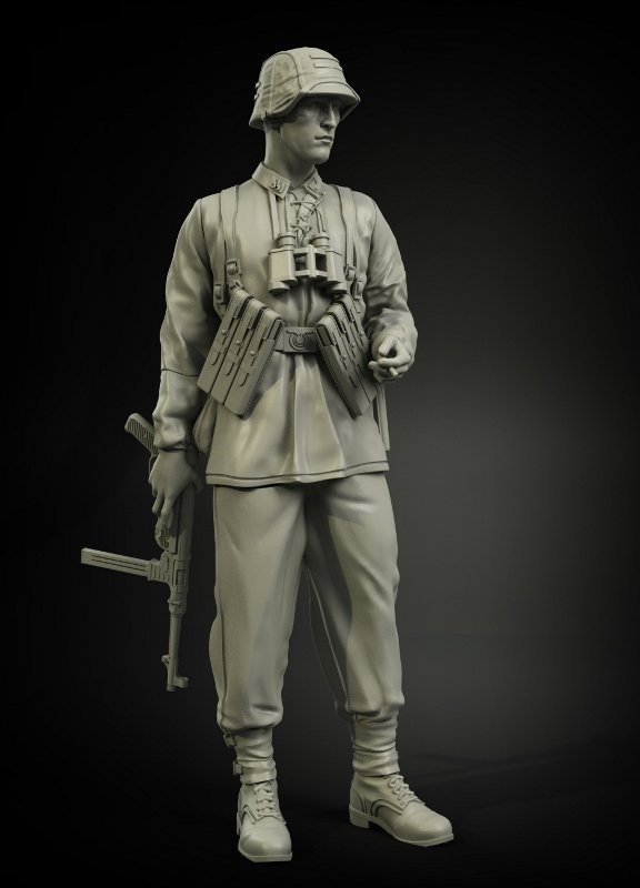 Panzer Art FI35-033 Waffen-SS NCO Normandy 44 1/35