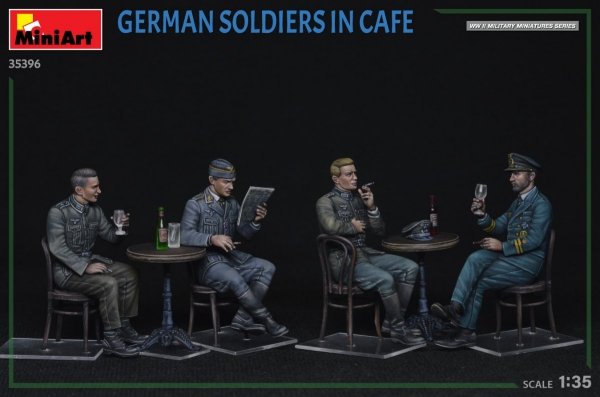 MiniArt 35396 GERMAN SOLDIERS IN CAFE 1/35