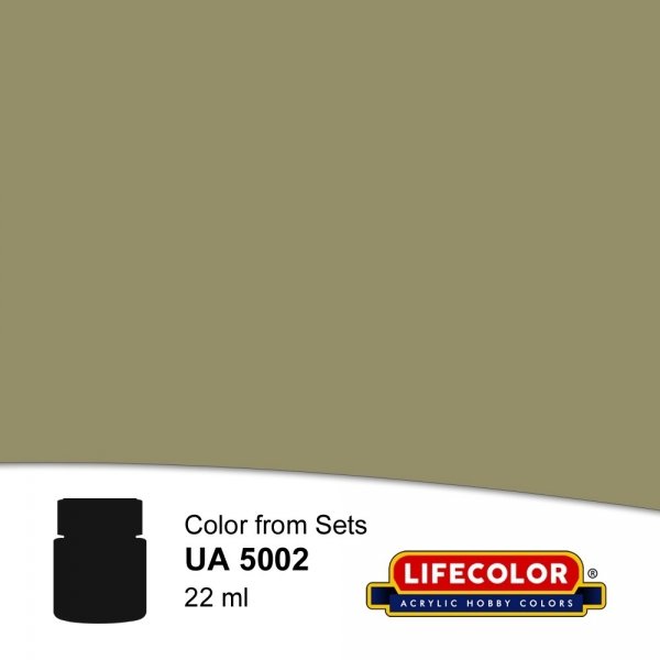 Lifecolor UA5002 Acrylic Aircraft Colors SP Ameiro Amber Grey 22ml