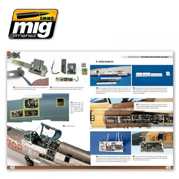 AMMO of Mig Jimenez 6051 ENCYCLOPEDIA OF AIRCRAFT MODELLING TECHNIQUES VOL.2 : INTERIORS AND ASSEMBLY (ENGLISH)