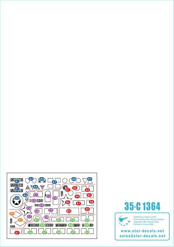 Star Decals 35-C1364 Daimler Armoured Car 1 British and Belgian service in WW2 1/35