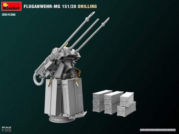 MiniArt 35438 FLUGABWEHR-MG 151/20 DRILLING 1/35