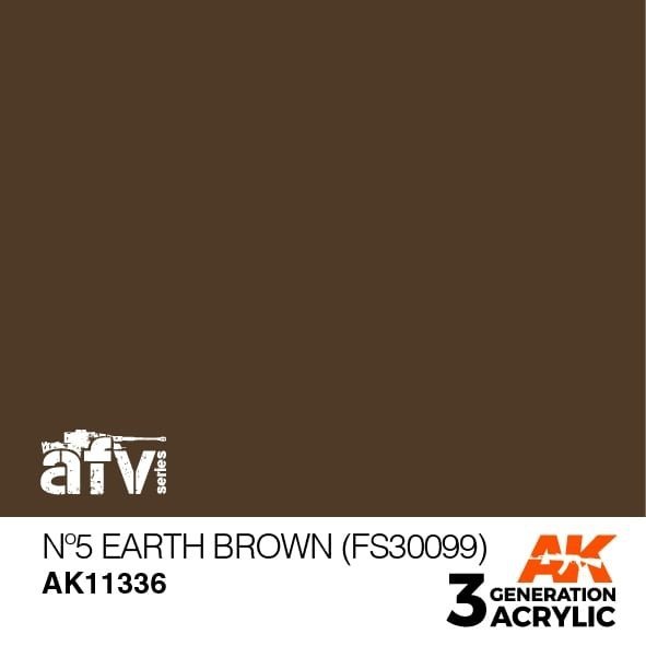 AK Interactive AK11336 Nº5 Earth Brown (FS30099) 17ml