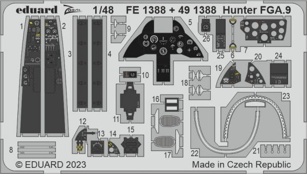Eduard 491388 Hunter FGA.9 Airfix 1/48