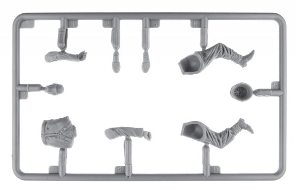 MiniArt 53024 GERMAN TANK RIDERS SET 2. RESIN HEADS 1/35