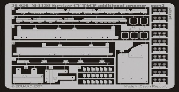 Eduard 36026 M-1130 CV TACP additional armour 1/35 AFV Club