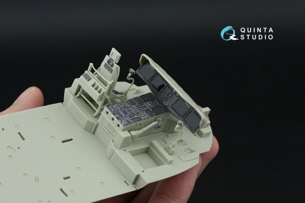 Quinta Studio QD35167 МН-60S Knighthawk 3D-Printed &amp; coloured Interior on decal paper (Kitty Hawk) 1/35