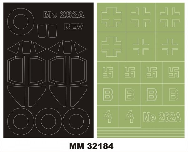 Montex MM32184 Me 262A REVELL 1/32