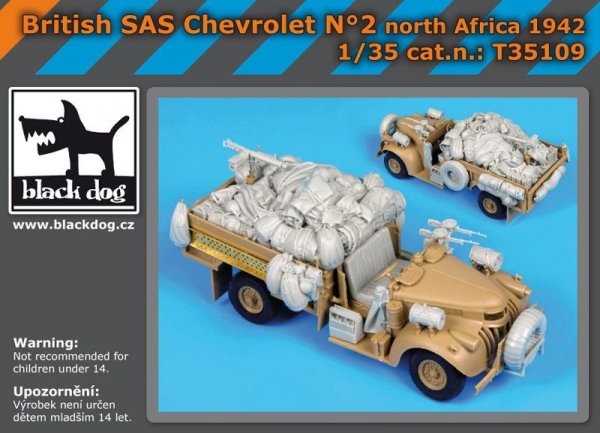 Black Dog T35109 British SAS chevrolet N 1/35