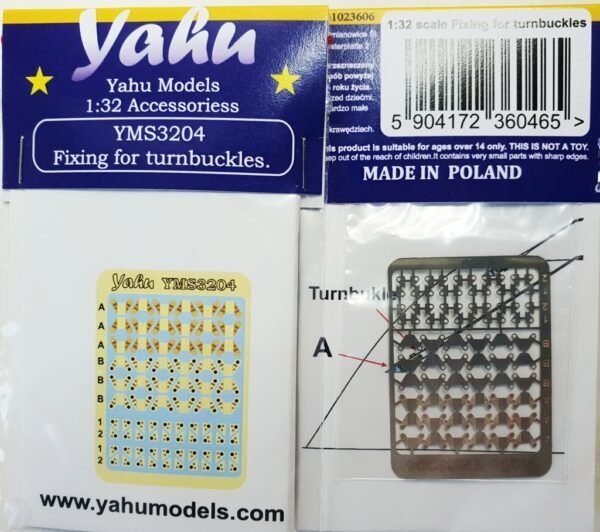 Yahu Models YMS3204 Fixing for Turnbukles Various kits 1/32