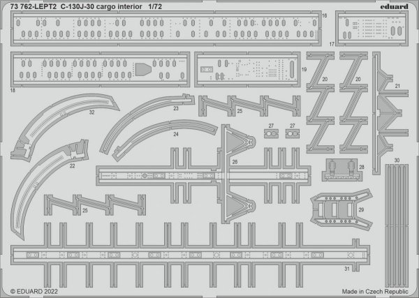 Eduard BIG72169 C-130J-30 PART II ZVEZDA 1/72