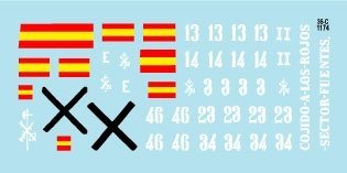 Star Decals 35-C1174 Spanish Civil War # 6 1/35