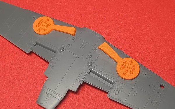 Omask 748130 Avia S-199 Wheel Bay Plugs - EVA foam plugs for wheel bays (for Eduard) 1/48 