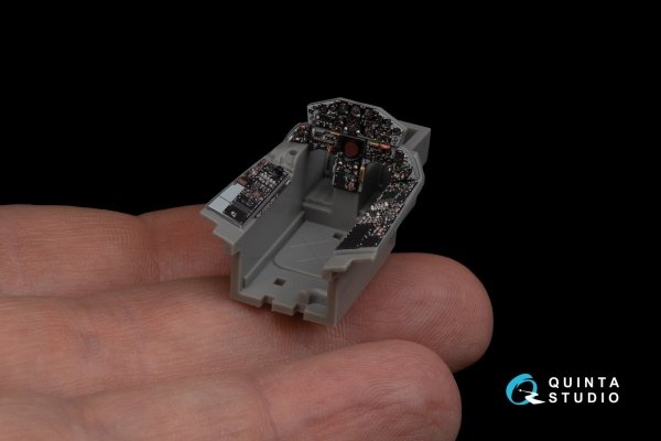 Quinta Studio QD48224 F-104S/ASA-M 3D-Printed &amp; coloured Interior on decal paper (Kinetic) 1/48