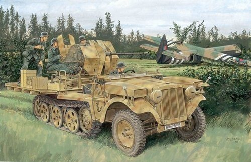 Dragon 6676 Sd.Kfz.10/5 fur 2cm Flak 38 (1:35)