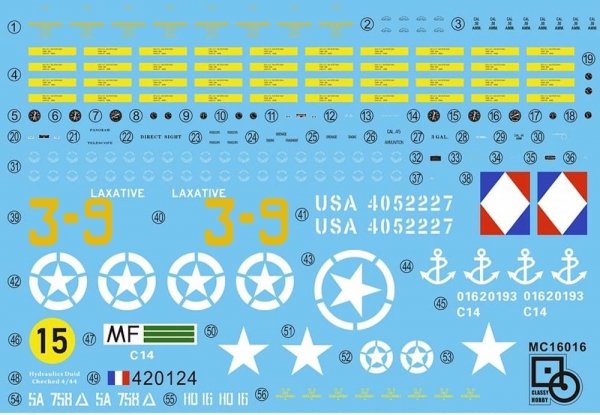 Classy Hobby MC16016 US 75mm M8 Howitzer Motor Carriage 1/16